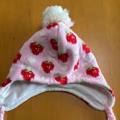 🍓ニット帽　頭囲46〜50㎝　🍓の画像