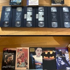 VHSビデオテープ洋画96本まとめ売りの画像