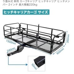 ヒッチキャリアカーゴの画像