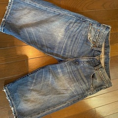 良品リーバイス503デニムジーンズショートハーフパンツGパンワー...