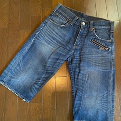 良品リーバイス703デニムジーンズショートハーフパンツGパンvi...