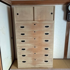 アンティーク　昭和レトロ　桐の箪笥　タンス