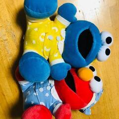 美品　セサミストリートぬいぐるみセット