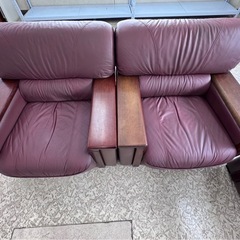 馬場家具 応接3点セット 自社リペア済み❗️の画像