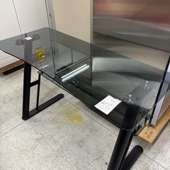 ガラステーブル パソコンテーブル 勉強机 インテリア