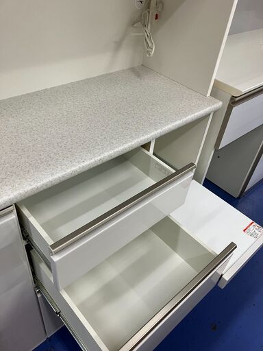 ★リユースのサカイ横浜南店★YM1023 ニトリ レンジボード ホワイト W121×D45×H201 クリーニング済み