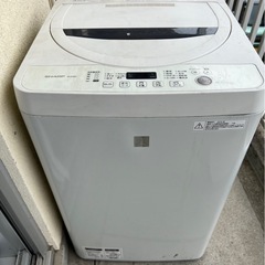 洗濯機　シャープ ES-G4E3-KW