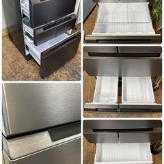 R730 ☀️ ジモティー限定価格！2022年製の高年式！ SHARP 冷蔵庫 (504L / 観音開き) SJ-MF50J ⭐ 動作確認済 ⭐ クリーニング済の画像