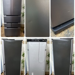 R730 ☀️ ジモティー限定価格！2022年製の高年式！ SHARP 冷蔵庫 (504L / 観音開き) SJ-MF50J ⭐ 動作確認済 ⭐ クリーニング済の画像