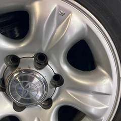 トヨタ純正　7J/16  6H PCD139.7  ＋15  夏タイヤ付き　２本の画像