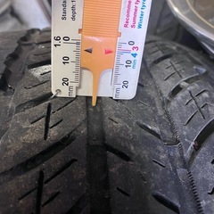 トヨタ純正　7J/16  6H PCD139.7  ＋15  夏タイヤ付き　２本の画像