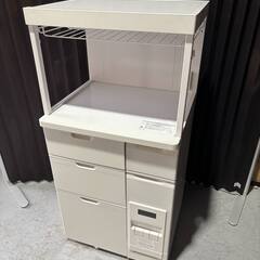 日本製 エムケー精工 CBU-338W レンジ台 ・米びつ キャ...
