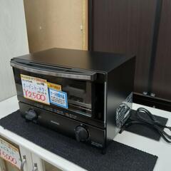 アイリスオーヤマ オーブントースター 2023年製 KOT-012-B 動作確認済【こちらは店舗です。浜村鹿野温泉ICから3分 買取本舗 宮本リサイクル 営業時間9～19時 定休日水曜のみ←連絡できませんm(_ _)m】の画像