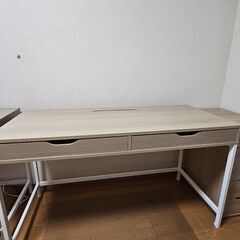 IKEA ALEX アレクス デスク ホワイトステイン/オーク調