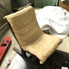 【中古】ハイバックチェア　5台（天然木製／1人掛けクッショ…