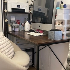 デスク パソコンデスク ダイニングテーブルとしても〇  の画像