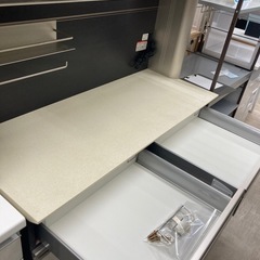 ✨綾野製作所✨2面レンジボード✨ダークブラウン✨モイス材でスチーム対応✨半ドア防止✨AYANO✨IDC大塚家具取扱✨2115の画像