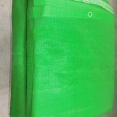 メッシュシート／グリーン　２．３ｍ×１２．６ｍ　柔軟性の有るメッ...