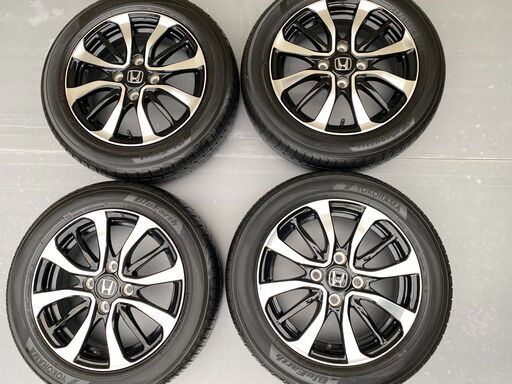 売却済ホンダ N-BOX 純正 14in 4.5J +40 PCD100 YOKOHAMAブルーアース 155/65R14 タイヤ＆ホイール 4本N-ONE N-WGN 流用