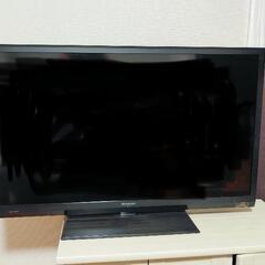 値下げ可SHARPAQUOS40型テレビ
