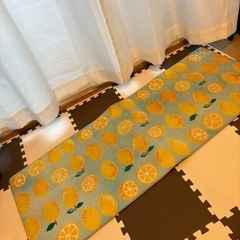 【キッチンマット☆フカフカ☆水捌け◎】の画像