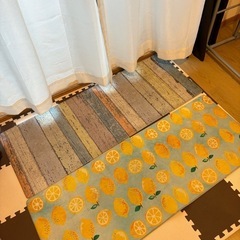 【キッチンマット☆フカフカ☆水捌け◎】の画像