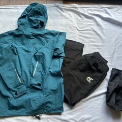 雨具　合羽　カッパ　レインコート　レインスーツ　Makku　AS-300　収納袋付　Mサイズ　美品　の画像