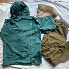 雨具　合羽　カッパ　レインコート　レインスーツ　Field Core　DRS001　収納袋付　Lサイズ　美品　の画像