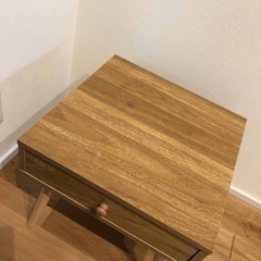 サイドテーブル　ニトリ　美品の画像