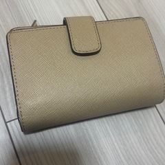 マイケルコース　二つ折り財布　ベージュの画像