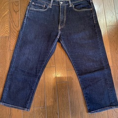 美品リーバイス505デニムジーンズショートハーフクロップドパンツ...
