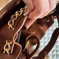 値下げ！バーバリー　プローサム　Burberry レザー　ハンドバッグ　ブラウン　ショルダー　ハンド　プローサムの画像