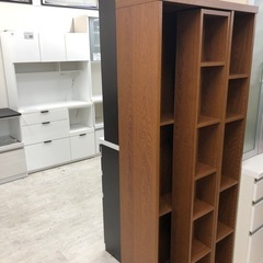 志水木工　本棚　レール　ブラウン　 【トレファク堺福田店】の画像