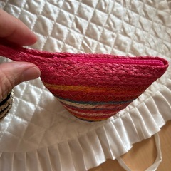 かごバッグ　新品　ハンドメイド　レディース　バッグ　夏　おしゃれの画像