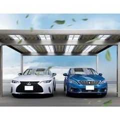 愛媛県　外構工事　カーポート　駐車場　折半屋根　LIXIL 激安　施工費税込みの画像