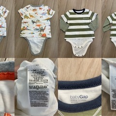 ベビーGAP 70〜80 ロンパース  8着の画像