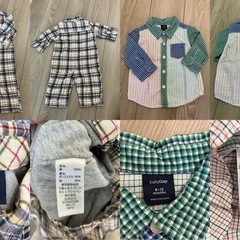 ベビーGAP 70〜80 ロンパース  8着の画像