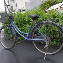 ２６インチのママチャリです。後タイヤ新品交換済みです。の画像
