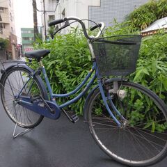 ２６インチのママチャリです。後タイヤ新品交換済みです。の画像