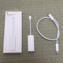 Apple純正Thunderbolt3→2アダプタ、Thunde...