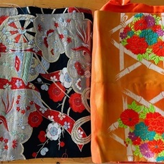着物のおびの切れ端