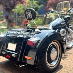 極上！ ハーレー トライク スポーツスター サクマエンジニアリング 車検令和7年7月 883 型式CJM 希少 札幌発 ハーレダビッドソンの画像