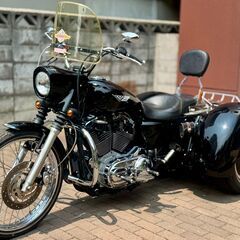 極上！ ハーレー トライク スポーツスター サクマエンジニアリング 車検令和7年7月 883 型式CJM 希少 札幌発 ハーレダビッドソンの画像