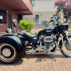 極上！ ハーレー トライク スポーツスター サクマエンジニアリング 車検令和7年7月 883 型式CJM 希少 札幌発 ハーレダビッドソンの画像