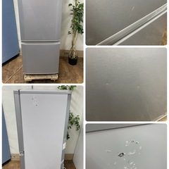R465 ☀️ MITSUBISHI 2ドア冷蔵庫（146L / 右開き）18年製 MR-P15C ⭐ 動作確認済 ⭐ クリーニング済の画像