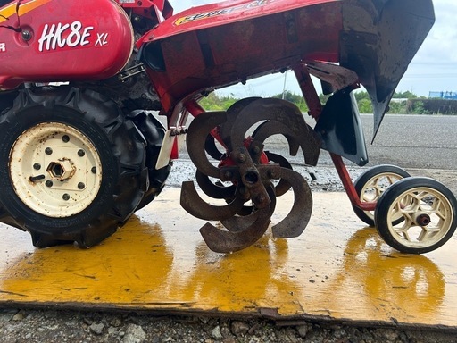 ヤンマー 管理機 7馬力HK8E XL 作業幅650mm 耕運機 畝立て 2輪ゆび
