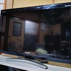 SHARP テレビ　＆　テレビ台の画像