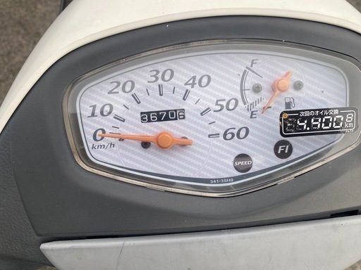 スズキ　レッツ5 実動　ベース　部品取り　CA47A