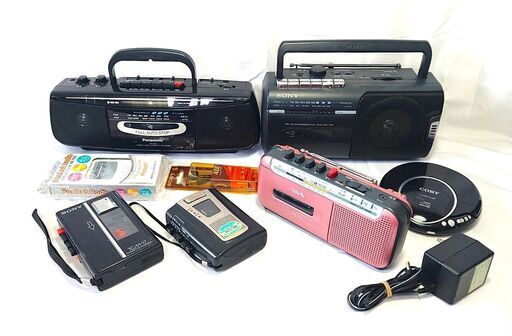 直接引き取り限定】SONY Panasonic Coby ラジカセ CD カセット