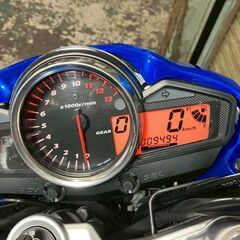 スズキ　ＧＳＲ２５０　２０１５年式　ＧＪ５５Ｄ　社外レバー　社外バーエンド　ブルーの画像